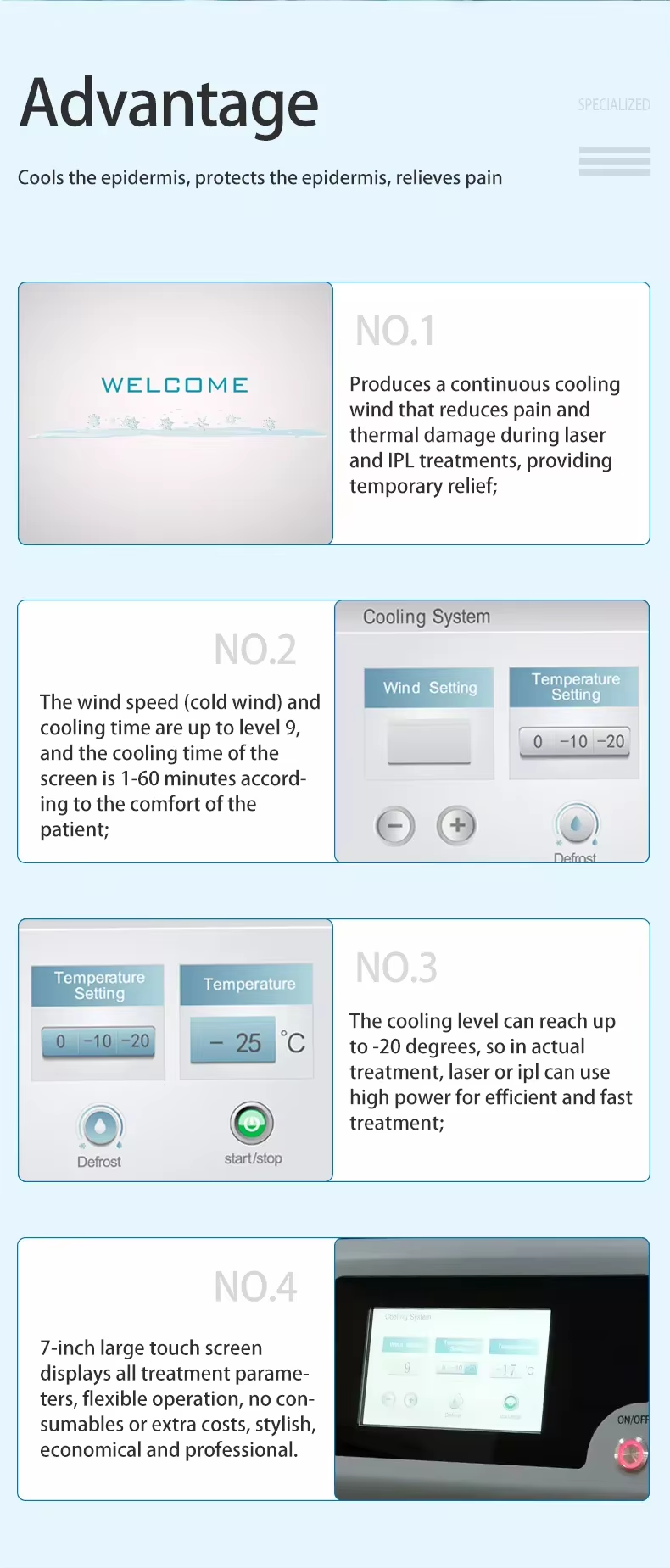 Skin Air Cooling Machine 9