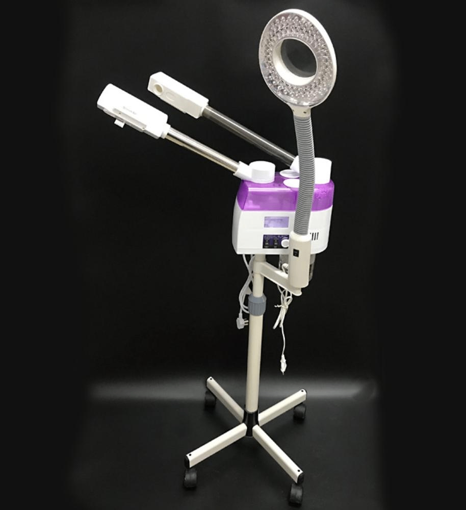 3 In 1 Facial Steamer With Hot Spraying And Cold Spraying Having Magnifying Lamp 2