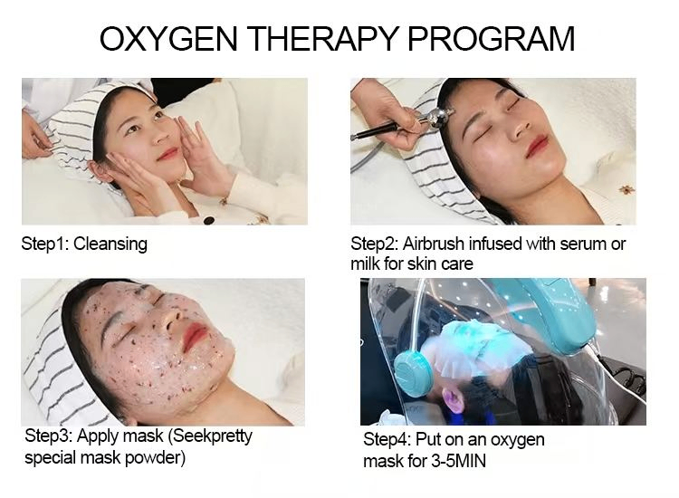 Oxygen Jet Dome O2toDerm Dermabrasion LED Light Therapy Oxygen Jet Facial Machine 5