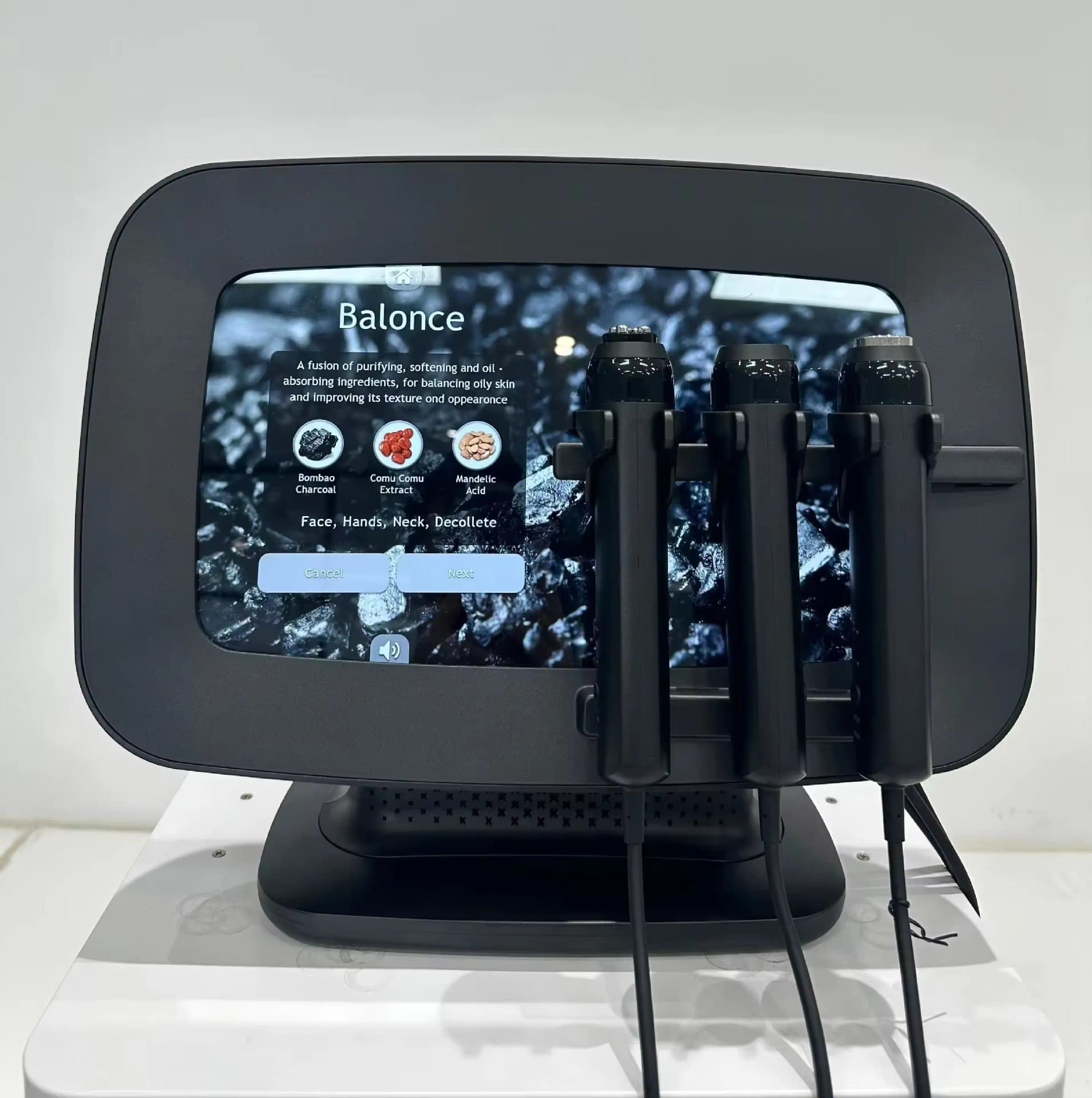 Newest 3 in 1 Hydra Dermabrasion Oxygen Facial Machine Ultra Sound RF Co2 Bubble  13