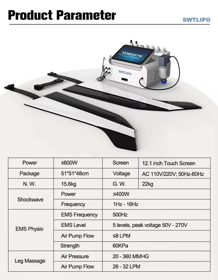 Shockwave and EMS Therapy Machine 11