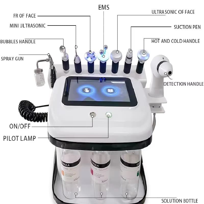 Oxygen Hydra Dermabrasion Skin Cleaning Machine 7