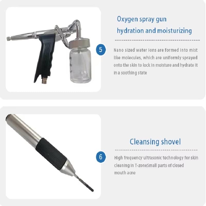 Oxygen Hydra Dermabrasion Skin Cleaning Machine 11