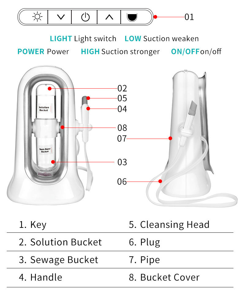 Water Oxygen Micro Bubble Beauty Machine 4