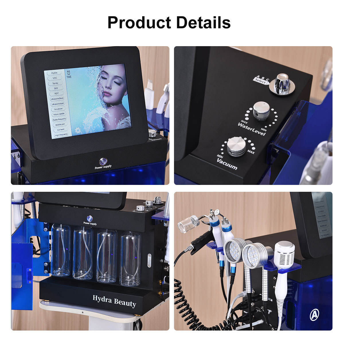 High Quality 14 in 1 Hydra Dermabrasion Salon Facial Machine  4