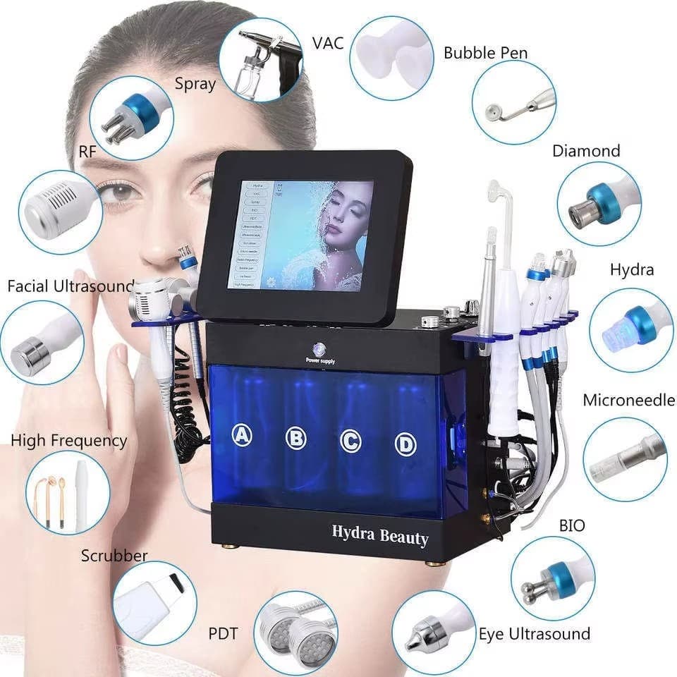 High Quality 14 in 1 Hydra Dermabrasion Salon Facial Machine  8