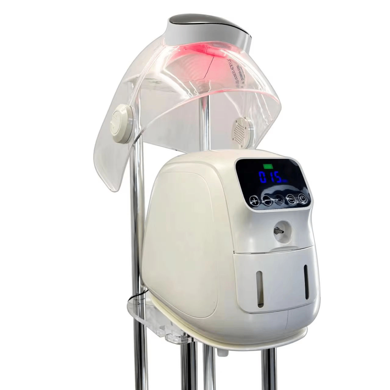 Oxygen Jet Dome O2toDerm Dermabrasion LED Light Therapy Oxygen Jet Facial Machine
