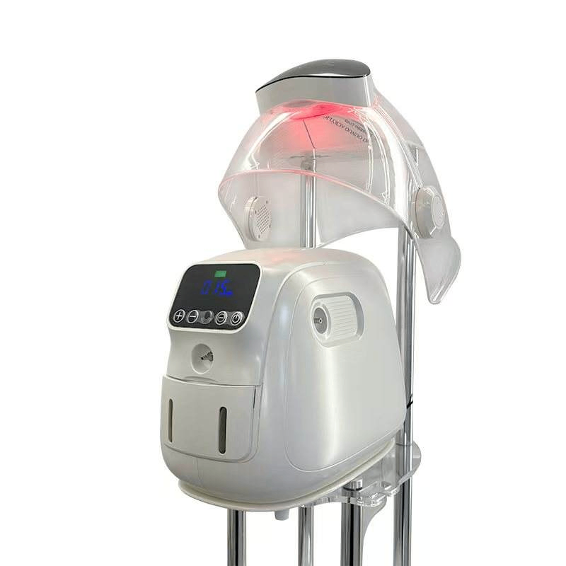 Oxygen Jet Dome O2toDerm Dermabrasion LED Light Therapy Oxygen Jet Facial Machine